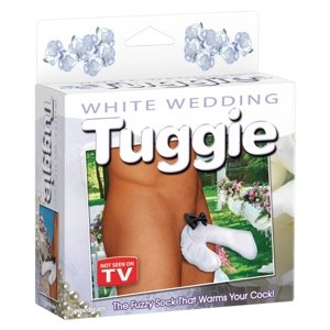 Tangá pánske WHITE WEDDING TUGGIE