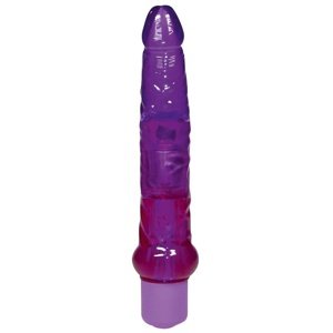 Vibrátor JELLY ANAL fialový