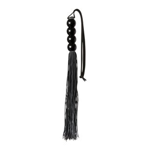 Bič GP SILICONE FLOGGER WHIP with beads black