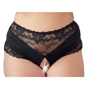Nohavičky Cottelli Collection Plus Pearl Briefs čierne 4XL