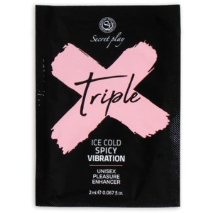 Gél SECRET PLAY TRIPLE X MONODOSE 2 ml