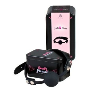 Kolík SECRET PLAY SILICONE BALL GAG black
