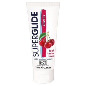 Lubrikačný gél HOT SUPERGLIDE cherry 75 ml