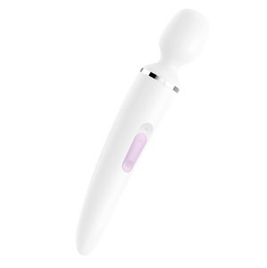Masážna hlavica a vibrátor 2v1 SATISFYER WAND-ER WOMAN biela