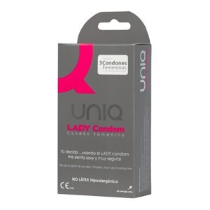 Kondóm dámsky Uniq LADY 3 ks