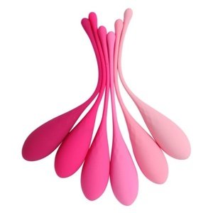 Sada vaginálnych činiek LESLIE KEGEL FIT SET 6 ks pink