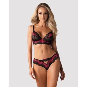 Súprava Obsessive TULIA fialová L-XL