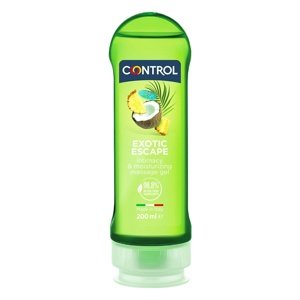 Masážny gél CONTROL 2v1 MASSAGE & PLEASURE EXOTIC 200 ml