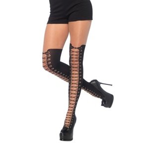 Pančucháče Leg Avenue With Faux Boot čierne