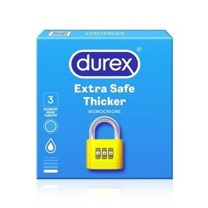 Kondóm Durex Extra Safe 3 ks