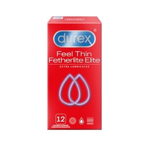 Kondóm Durex Feel Thin Extra Lubricated 12 ks