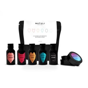 Testovací set lubrikačných gélov NATULI PREMIUM 6 x 15 ml