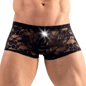 Boxerky Svenjoyment krajkové čierne XL