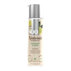 Olej masážny System JO NATURALS COCONUT & LIME 120 ml