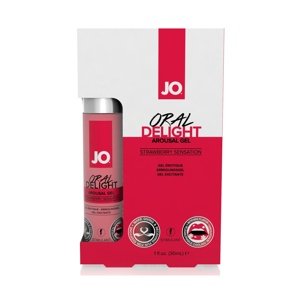 Gél stimulačný System JO ORAL DELIGHT AROUSAL STRAWBERRY 30 ml
