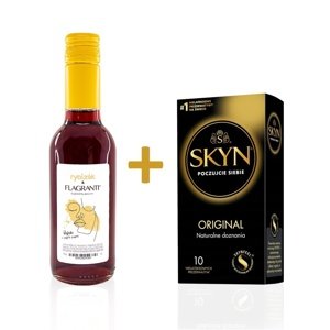 SET Víno Rybízák 11,5% 2,5 dcl + Kondom SKYN Original 10 ks