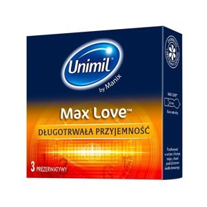 Kondóm Unimil Max Love 3 ks