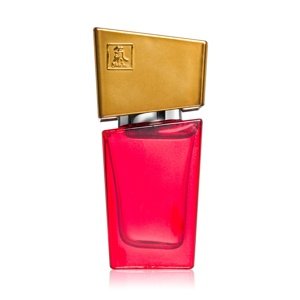 Parfém HOT Shiatsu Fragrance red s feromónmi pre ženy 15 ml
