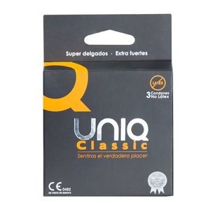 Kondóm UNIQ CLASSIC 3 ks