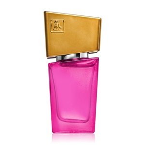 Parfém HOT Shiatsu Fragrance pink s feromónmi pre ženy 15 ml