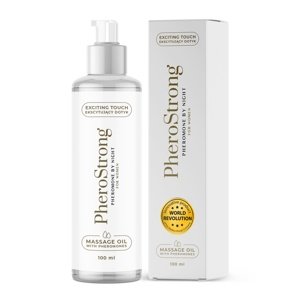 Olej masážny PheroStrong By Night s feromónmi pre ženy 100 ml