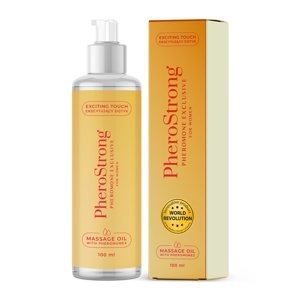 Olej masážny PheroStrong Exclusive s feromónmi pre ženy 100 ml