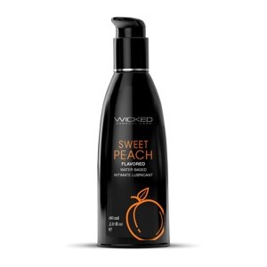 Lubrikačný gél WICKED AQUA Sweet Peach Flavored 60 ml