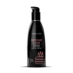 Lubrikačný gél WICKED Birthday Cake Flavored 60 ml