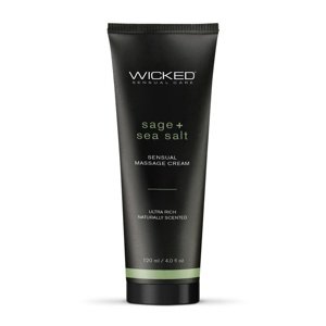Masážny krém WICKED Sage + Sea Salt Scented 120 ml