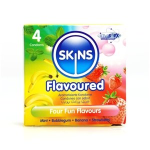 Kondóm Skins Flavours 4 ks