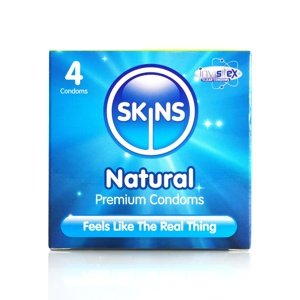 Kondóm Skins Natural 4 ks