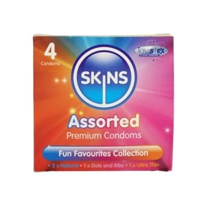 Kondóm Skins Assorted 4 ks