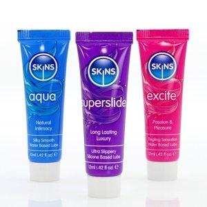 Sada lubrikačných gélov Skins Vital Lubes Sampler Tubes 3 x 12 ml