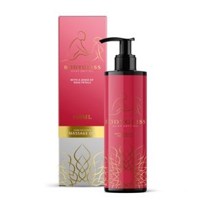 Masážny a lubrikačný olej 2v1 BodyGliss Rose Petals 150 ml