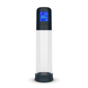Vákuová pumpa Boners Automatic Penis Pump with LCD Screen transparentný