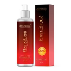 Olej masážny PheroStrong Limited Edition s feromónmi pre ženy 100 ml