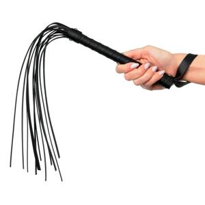 Fetish Fantasy Deluxe Cat-O-Nine - bič 65cm (čierny)