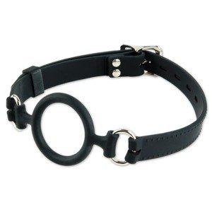 Fetish Silicone O-Ring Gag - silikónový krúžkový náhubok s popruhom na hlavu