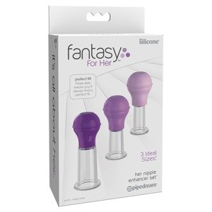 Pipedream Fantasy For Her - set prísaviek na bradavky a klitoris