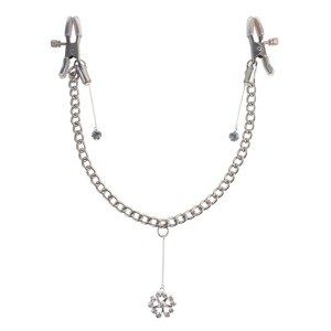 Fetish Fantasy Crystal Nipple Clamps - svorky na bradavky s ozdobou