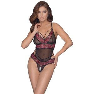 Cottelli Crotchless Body - dámske erotické bodyS/M