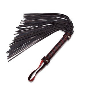 Lovetoy Bondage Fetish - bič z umelej kože 45cm (čierny)