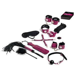 Master & Slave Game - bondage set (ružová)