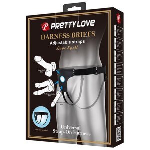 Pretty Love HARNESS LOVE SPELL – nastaviteľný postroj na STRAP-ON (80–118 cm)
