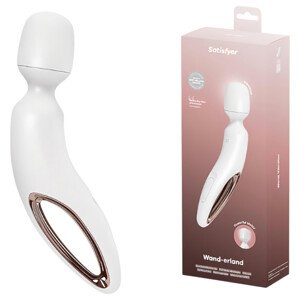 Satisfyer Wand-erland – silný masážny vibrátor na celé telo (biely)
