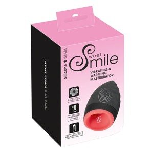 SWEET SMILE vibrating and warming masturbator – vibračný masturbátor s funkciou ohrievania