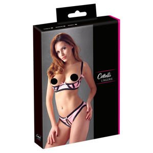 Cottelli - pásikavá súprava s polovičnou podprsenkou85B/L