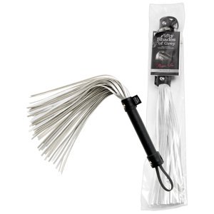 Fifty Shades Of Grey Please Sir - exkluzívny bič 38cm (strieborný)