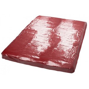 Fetish Collection Vinyl Bed Sheet - vinylová plachta 200x230cm (bordová)