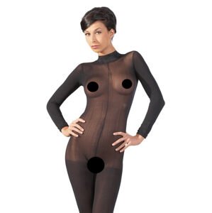 Mandy Mystery lingerie Čierny CatsuitXL/XXL
